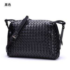 手工羊皮編織包新品女包 真皮小包斜背包 編織女包單肩包歐美品牌女士包包