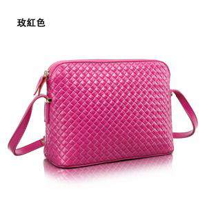 牛皮編織紋包包 真皮女包斜背包女式 韓版包包品牌同款單肩包牛皮包包 牛皮編織包 