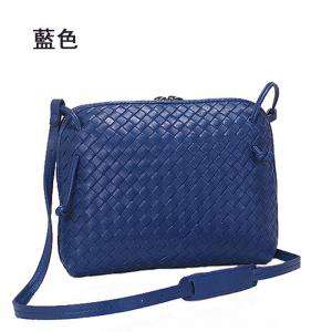 手工羊皮編織包新品女包 真皮小包斜背包 編織女包單肩包歐美品牌女士包包