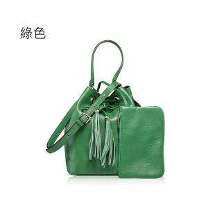 歐美品牌同款頭層牛皮女包 流蘇包水桶型水桶包 真皮手提包包 單肩斜挎