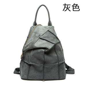 韓版真皮後背包 復古真皮女包 時尚韓國潮背包 純牛皮大容量雙肩背包