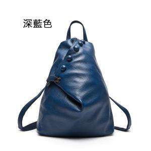 真皮女包 旅行背包 韓版時尚牛皮雙肩包 牛皮雙肩女包