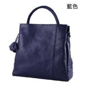 歐美風範頭層牛皮真皮手提包 簡約真皮女包 柔韌結實 回彈力強 3層空間設計