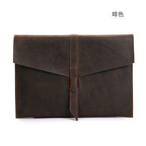 瘋馬皮Apple MacBook平板電腦包 MAC包包 頭層牛皮手拿包 內膽包IPAD包 信封包 真皮文件包