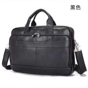 歐美復古真皮男包 頭層瘋馬皮公事包 男士手提包單肩背包斜挎包 商務公文包斜背包