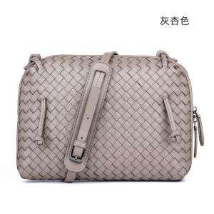 【多色】手工編織羊皮小包包 貝殼包單肩包 真皮女包斜挎包 編織包包 女生斜背包側背包