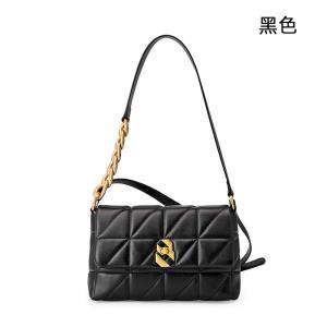 菱格鏈條包 女式腋下包包 新款通勤包 真皮單肩背包斜背包女包 時尚百搭斜挎包