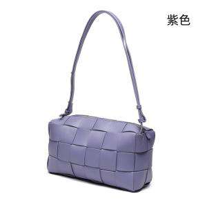 雙面頭層牛皮女包手工編織包 女式斜背手提包 真皮女包 時尚百搭經典單肩背包斜挎包 