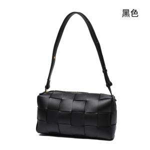 雙面頭層牛皮女包手工編織包 女式斜背手提包 真皮女包 時尚百搭經典單肩背包斜挎包 