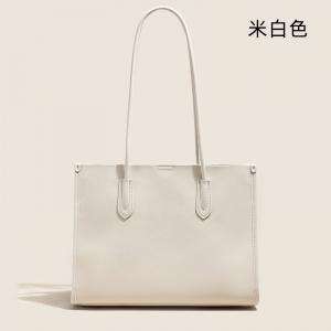 新款柔軟真皮托特包 女包包高級感單肩包 大容量上班通勤牛皮手袋 女士手提包