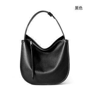 慵懶風軟皮托特包 極簡舒適牛皮手提包通勤包包 真皮女包斜背包 單肩斜挎包腋下包購物手袋