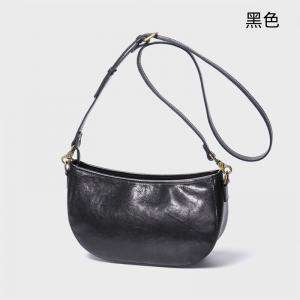 真皮腋下包 植鞣皮百搭通勤單肩包 頭層牛皮斜挎女包 新款高級感女士斜背包側背包