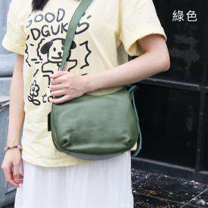 柔軟皮寬肩帶斜背包 女生真皮斜挎包 新款高級感單肩斜挎包 簡約時尚女包包