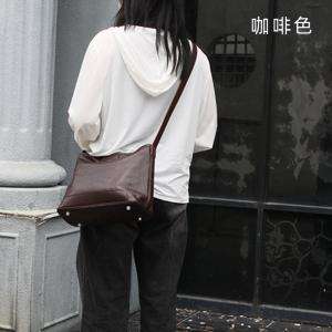 韓版真皮水桶包 女式托特包 大容量單肩背包斜挎包女包 休閒斜背包頭層牛皮側背包