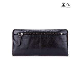 真皮男士錢包 商務休閑長款手拿包 多卡位牛皮錢包 復古柔軟男包長皮夾推薦