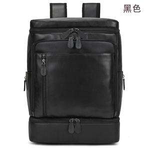 瘋馬皮後背包 幹濕分離帶保溫隔層出差休閑旅行包 頭層牛皮背包 復古男士雙肩背包推薦