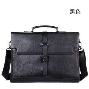 商務型真皮男包 潮流男士公文包單肩背包 15.6吋電腦包手提公事包 斜挎大容量筆電包