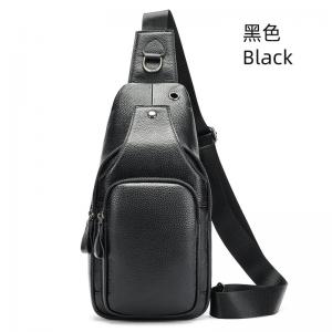 簡約真皮男士胸包 7.9寸ipad包包 牛皮斜跨包 戶外運動休閑背包手機背包推薦