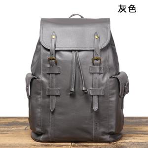 新款熱銷後背包 頭層牛皮雙肩包 休閒商務17吋電腦背包 大容量真皮出差旅行背包推薦