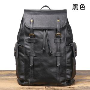 新款熱銷後背包 頭層牛皮雙肩包 休閒商務17吋電腦背包 大容量真皮出差旅行背包推薦