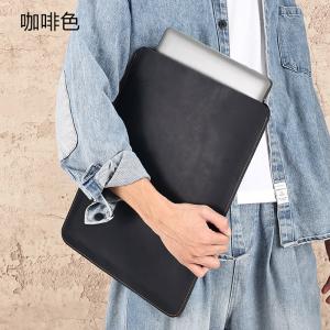 真皮電腦內膽包 Apple MacBook Pro 16.2寸保護套皮夾 瘋馬皮復古13.3
