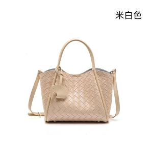 小眾真皮新款女士包包手袋 女式高級感手提包菜籃子 真皮斜挎單肩編織包斜背包推薦