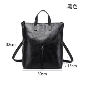 一包多用 復古後背包手提包 植鞣牛皮雙肩包 女式新款簡約背包 百搭高級感手袋推薦