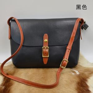 新款植鞣皮頭層牛皮手工女包 樹膏皮復古斜挎包機車包 休閑女生斜背包跨包推薦