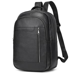 男士商務電腦背包 時尚真皮雙肩包 頭層牛皮雙肩背包 大容量筆電包新款後背包推薦