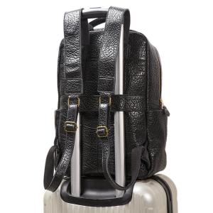 新款時尚休閒後背包 真皮雙肩包 商務旅行包電腦背包男包 15.6吋筆電背包推薦