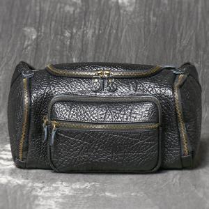 野牛皮單肩斜挎包 大容量牛皮腰包 多功能背包生意老闆包 男包真皮男士胸包斜背包推薦