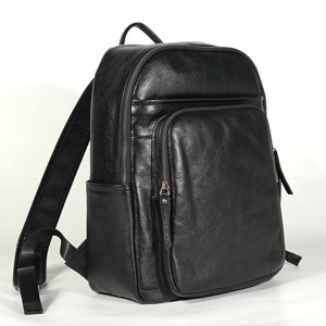 頭層牛皮後背包 男士真皮雙肩包 大容量商務樹膏皮男士多夾層背包 新款時尚男包推薦