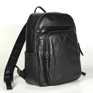 頭層牛皮後背包 男士真皮雙肩包 大容量商務樹膏皮男士多夾層背包 新款時尚男包推薦