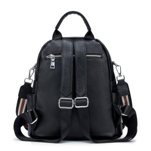 多功能頭層牛皮女包 一包兩用 新款休閒雙肩包 百搭款真皮女士V後背包通勤旅行包學生書包推薦