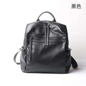 頭層牛皮真皮雙肩包 女生韓版大容量旅行背包 新款潮軟皮時尚後背包學生書包推薦