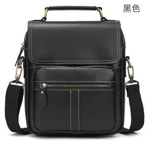 瘋馬皮斜背包 頭層牛皮手提包 商務公事包手袋側背包斜跨包 休閑背包新款真皮包包推薦