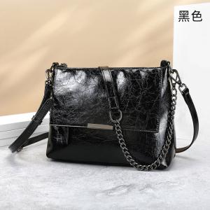 新款真皮女包 簡約通勤包 蓋式小方包斜背包 多肩帶時尚百搭腋下包 女式鏈條包推薦