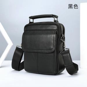 新款真皮男士單肩包斜背包 商務時尚頭層牛皮斜挎包ipad包包 簡約真皮手提包側背包推薦