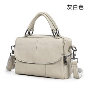 新款女式真皮單肩包 大容量休閒手提包 頭層牛皮高檔簡約斜挎包 百搭復古斜背包推薦