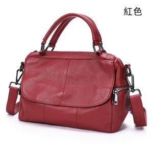 新款女式真皮單肩包 大容量休閒手提包 頭層牛皮高檔簡約斜挎包 百搭復古斜背包推薦