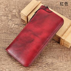 頭層牛皮復古擦色真皮手包錢夾 大容量RFID防盜刷手拿包 長款休閒男女士錢包皮夾推薦