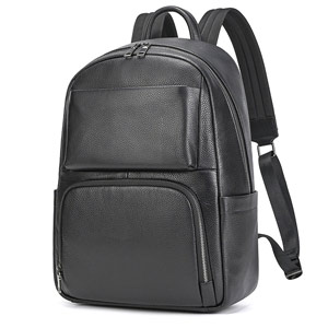 新款頭層牛皮後背雙肩包 真皮男包 大容量電腦背包 學生書包 休閒時尚旅行包推薦