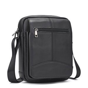 男士真皮新款小單肩包 歐美復古戶外休閒斜挎包 翻蓋男包 時尚斜背包蓋頭包推薦