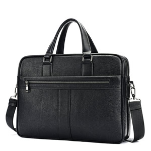 商務男士真皮手提包 大容量15吋筆電包 頭層牛皮公文包 男式高級公事包斜背包推薦