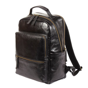 真皮男士後背包 新款雙肩包男款頭層牛皮商務通勤旅行包 大容量雙肩背包電腦包推薦