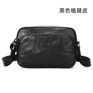 真皮男包 植鞣皮斜背包 頭層牛皮斜跨包單肩背包 潮流時尚百搭休閒側背包推薦