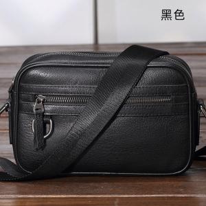 真皮男士斜挎包 小方包男包 輕奢牛皮時尚潮流單肩挎包 休閒新款斜背包推薦