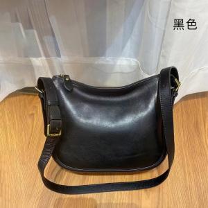 頭層植鞣牛皮郵差包 復古手工真皮女士斜背包 新款女生文藝風休閒單肩背包斜挎包推薦