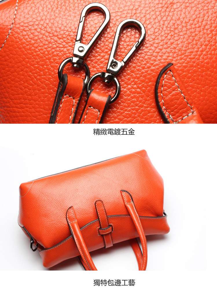 輕經典手袋的時尚頭層牛皮真皮包包