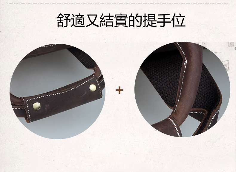 復古歐美新款高端瘋牛皮男包真皮手提包公事包瘋馬皮公文包